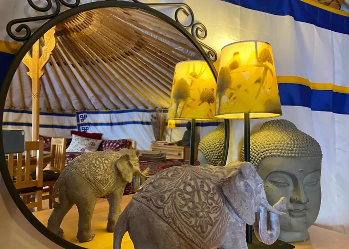 Eco Yourte Les Airelles Роскошный шатер