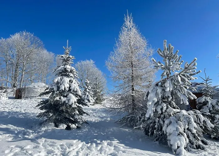 Eco Yourte Les Airelles Роскошный шатер